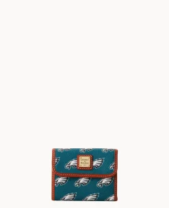 NFL Eagles Flap Credit Card Wallet