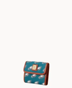 NFL Eagles Flap Credit Card Wallet