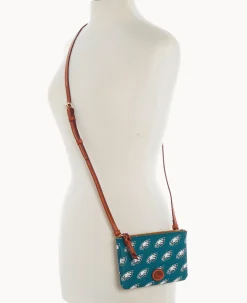 NFL Eagles Top Zip Crossbody