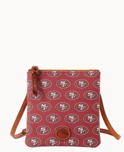 NFL 49ERS Small North South Top Zip Crossbody