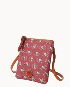 NFL 49ERS Small North South Top Zip Crossbody