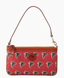 NFL Falcons Large Slim Wristlet