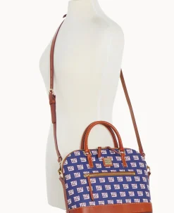 NFL NY Giants Domed Zip Satchel