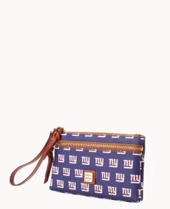 NFL NY Giants Double Zip Wristlet