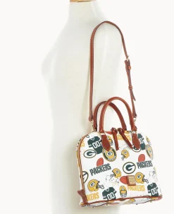 NFL Packers Zip Zip Satchel