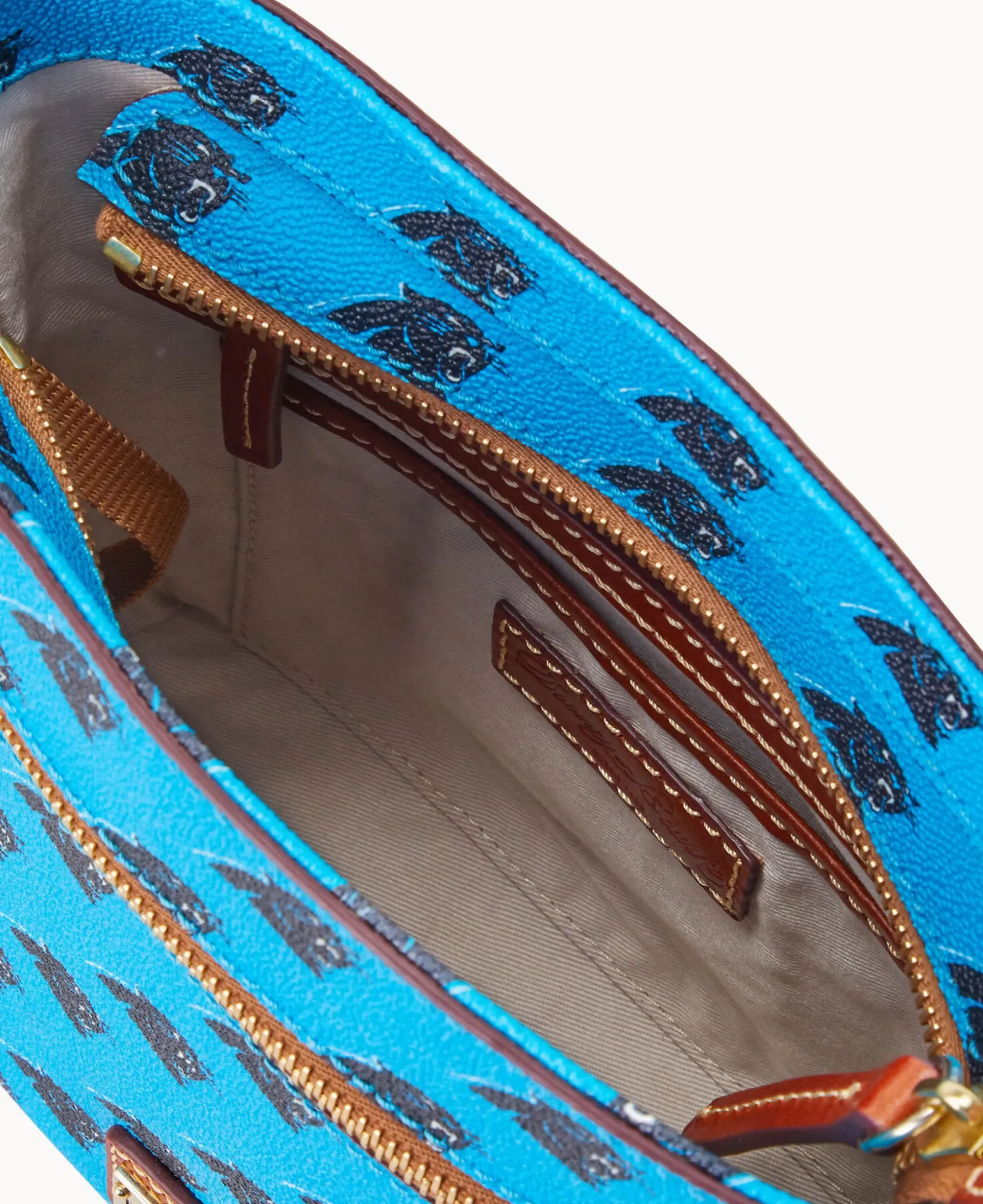 NFL Panthers Small Zip Crossbody