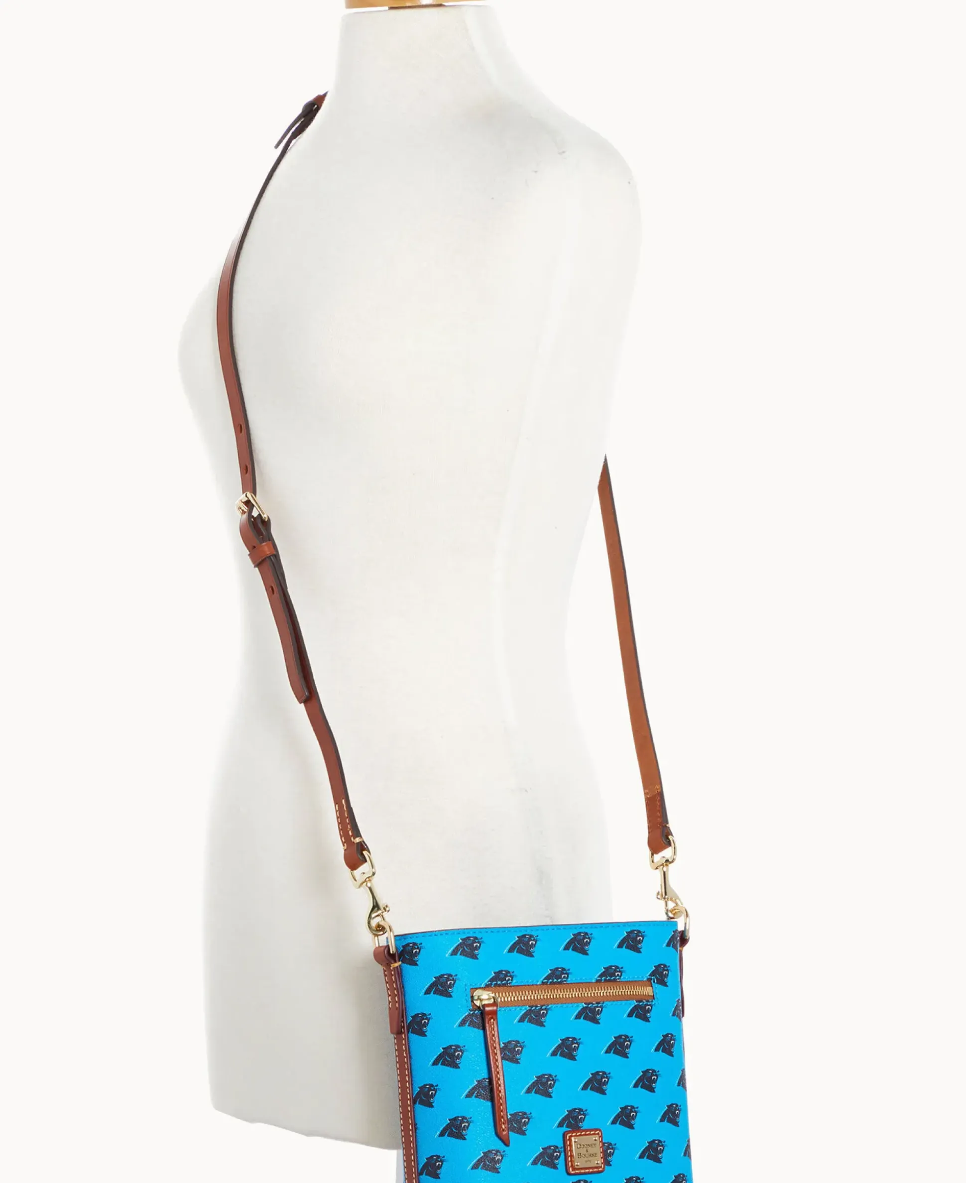 NFL Panthers Small Zip Crossbody
