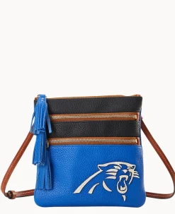 NFL Panthers Triple Zip Crossbody