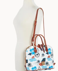 NFL Panthers Zip Zip Satchel