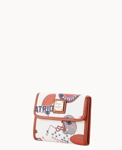NFL Patriots Flap Credit Card Wallet