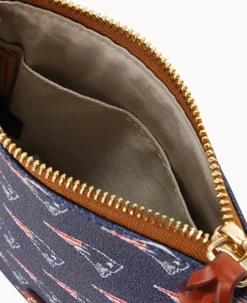 NFL Patriots Small North South Top Zip Crossbody