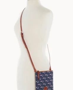 NFL Patriots Small North South Top Zip Crossbody