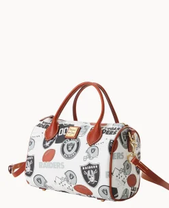 NFL Raiders Barrel Satchel