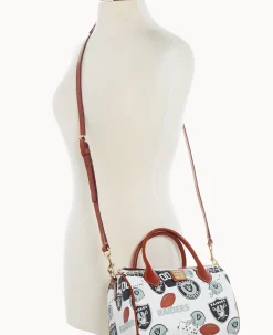 NFL Raiders Barrel Satchel