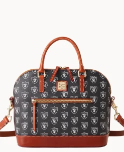 NFL Raiders Domed Zip Satchel