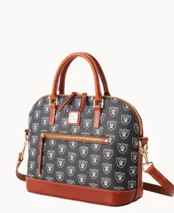 NFL Raiders Domed Zip Satchel