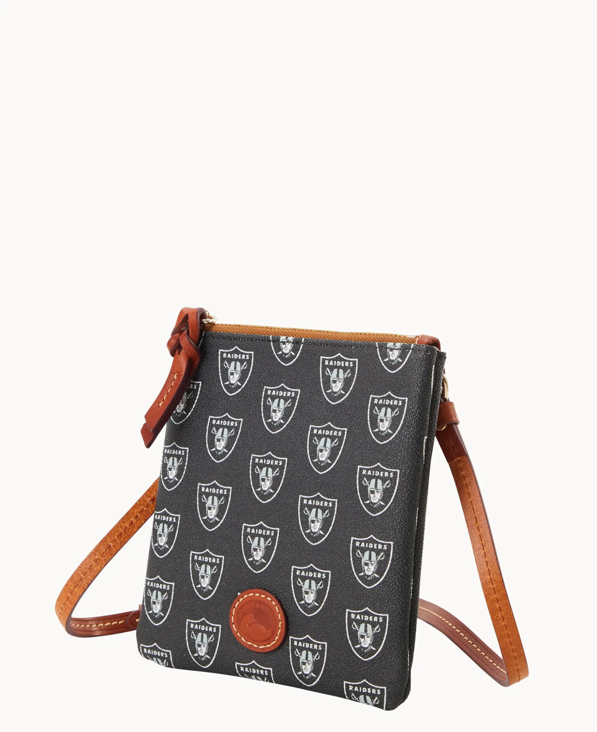 NFL Raiders Small North South Top Zip Crossbody