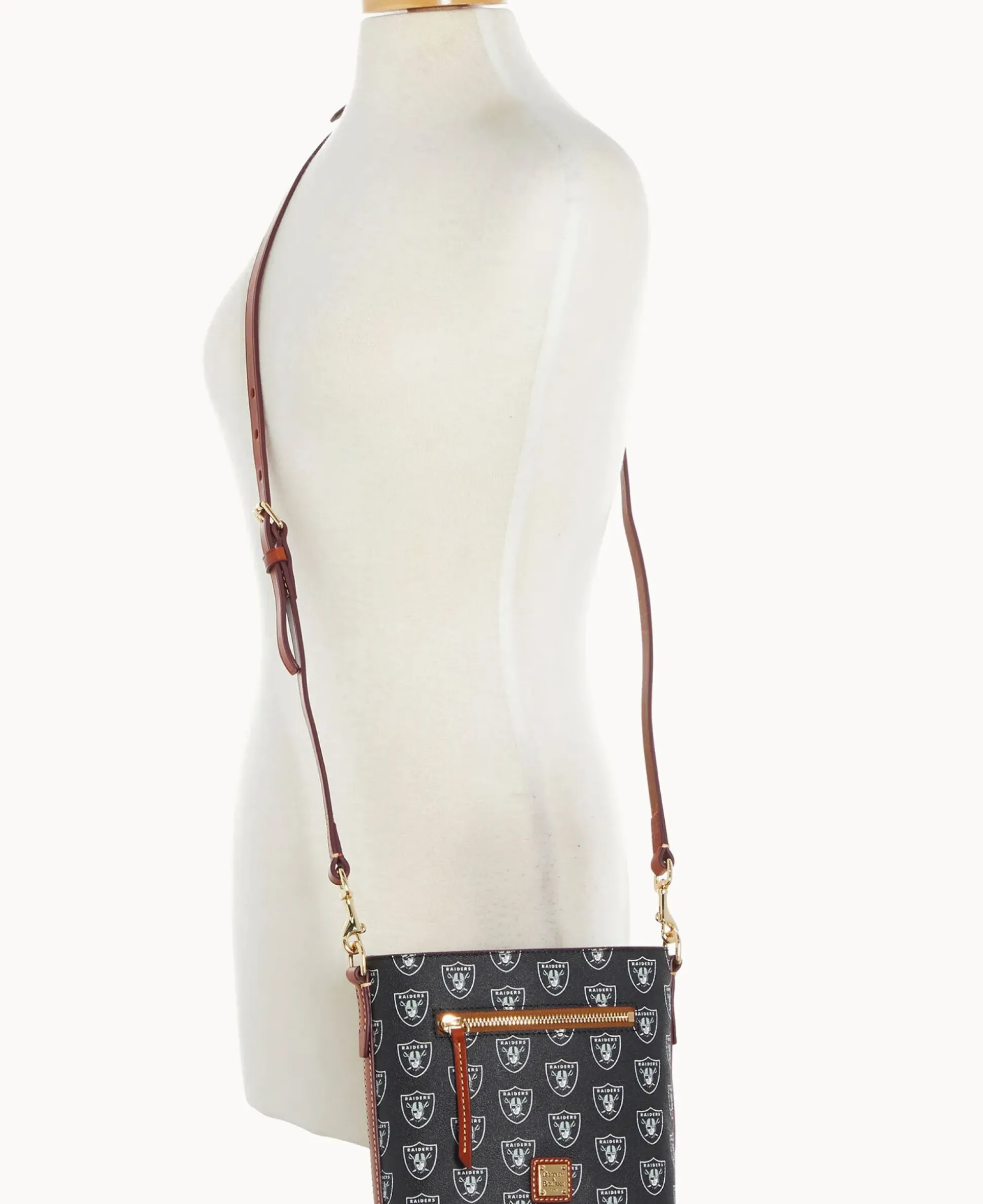 NFL Raiders Small Zip Crossbody