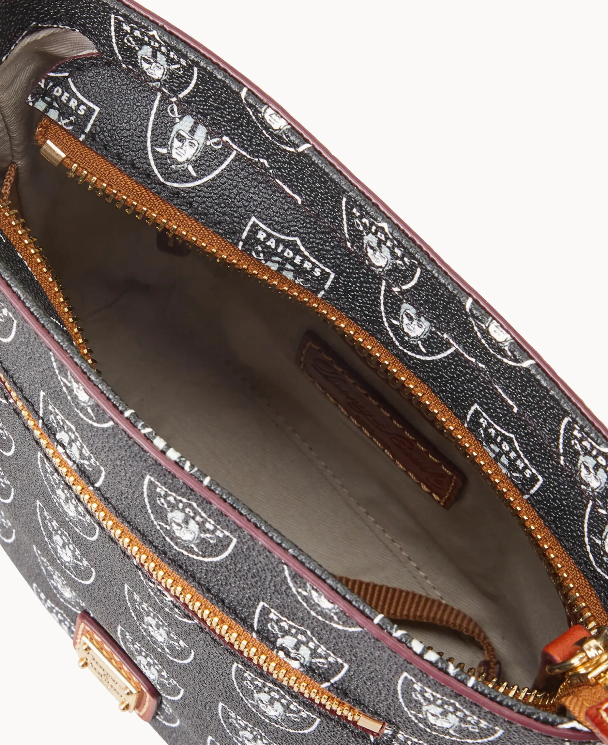 NFL Raiders Small Zip Crossbody
