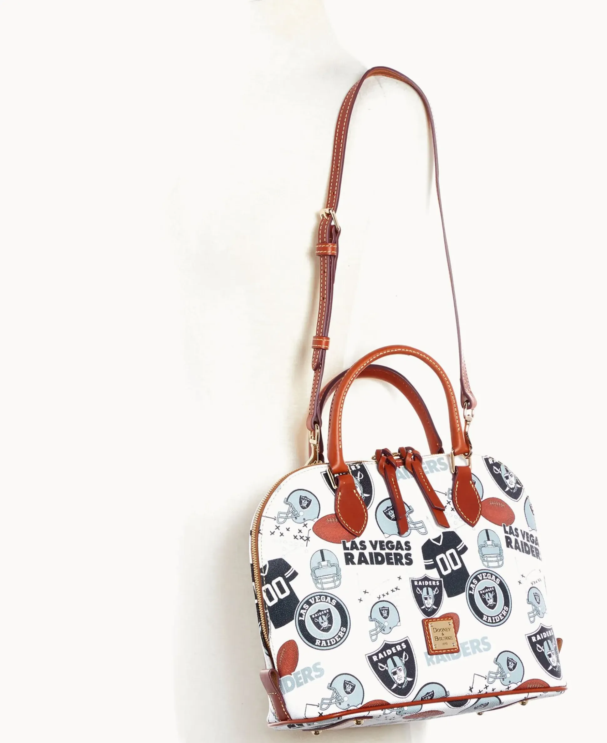 NFL Raiders Zip Zip Satchel