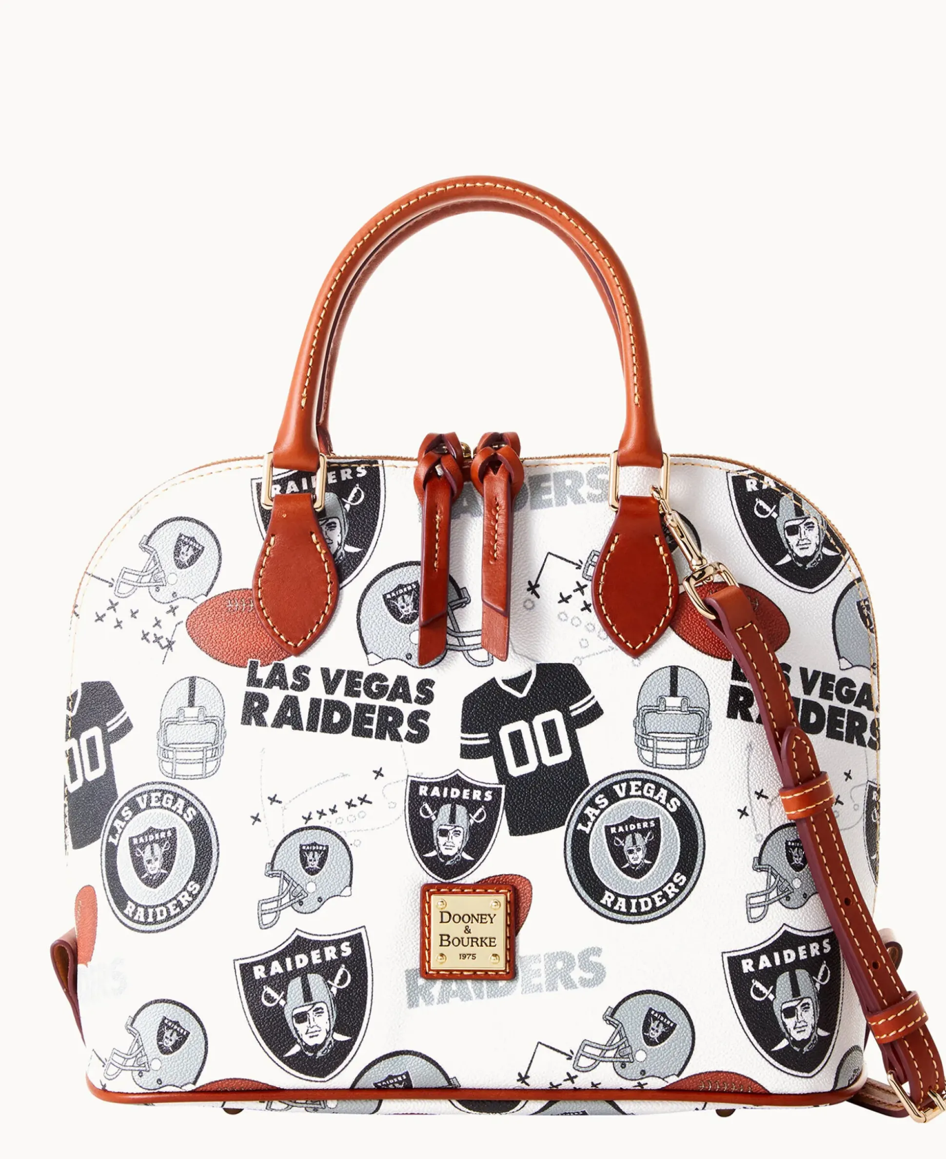 NFL Raiders Zip Zip Satchel
