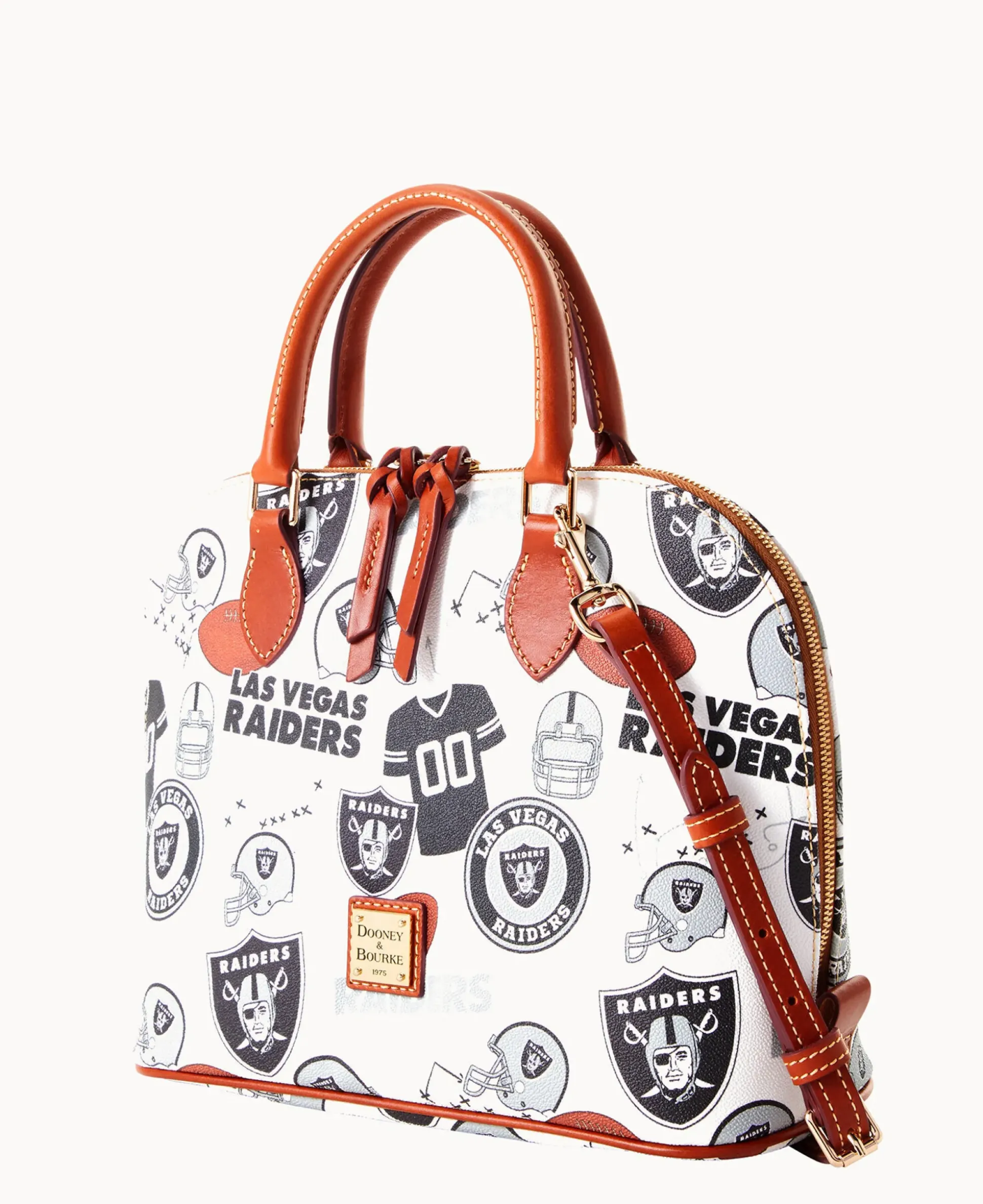 NFL Raiders Zip Zip Satchel