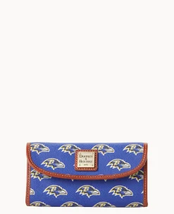 NFL Ravens Continental Clutch