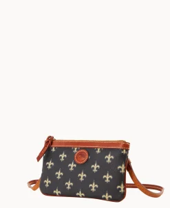 NFL Saints Large Slim Crossbody