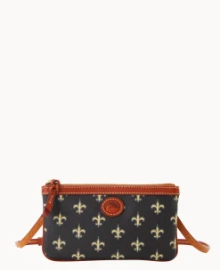 NFL Saints Large Slim Crossbody