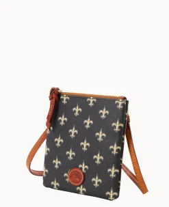 NFL Saints Small North South Top Zip Crossbody