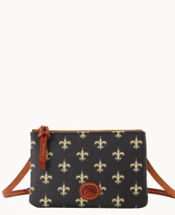 NFL Saints Top Zip Crossbody
