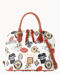 NFL Saints Zip Zip Satchel