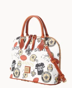 NFL Saints Zip Zip Satchel