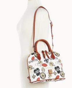 NFL Saints Zip Zip Satchel