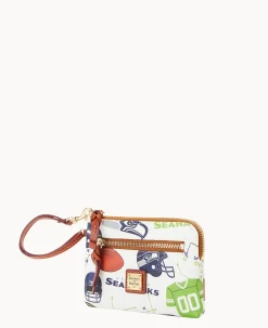 NFL Seahawks Zip Around Wristlet