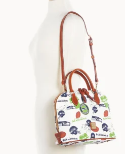 NFL Seahawks Zip Zip Satchel