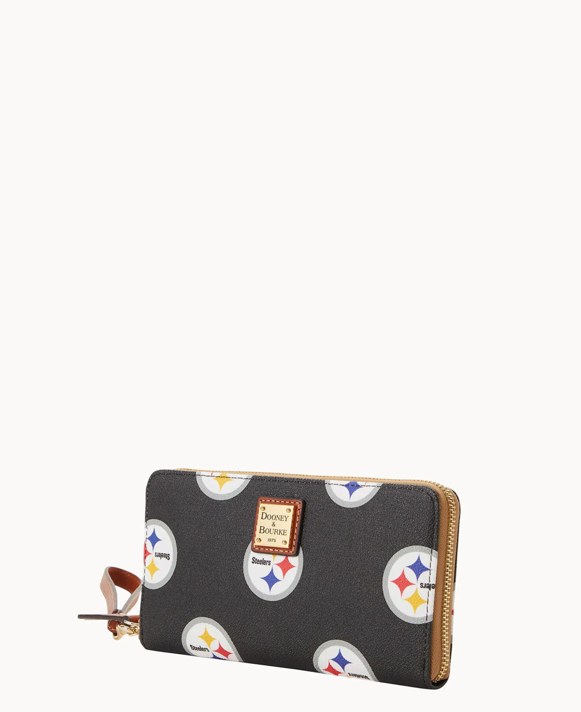 NFL Steelers Large Zip Around Wristlet