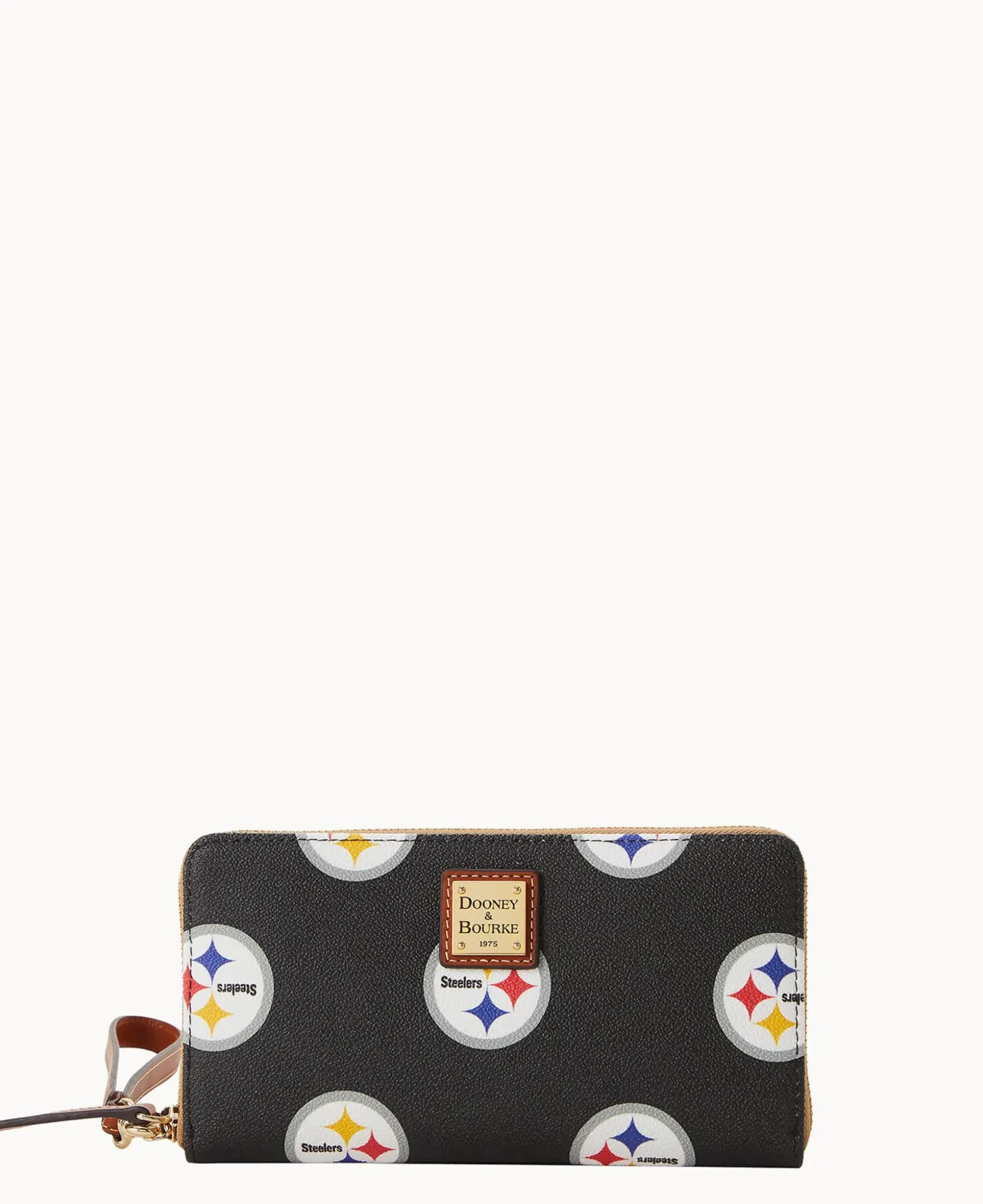NFL Steelers Large Zip Around Wristlet