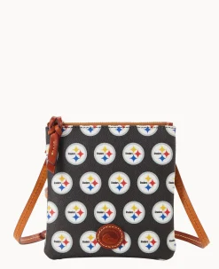NFL Steelers Small North South Top Zip Crossbody