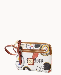 NFL Steelers Zip Around Wristlet