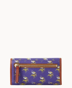 NFL Vikings Continental Clutch
