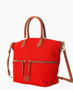 Nylon Large Pocket Satchel