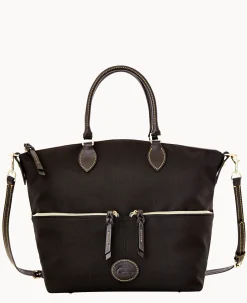 Nylon Large Pocket Satchel