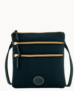 Nylon North South Triple Zip
