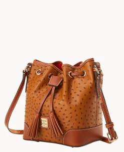 Ostrich Crossbody Drawstring