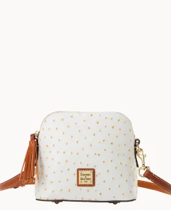 Ostrich Domed Crossbody