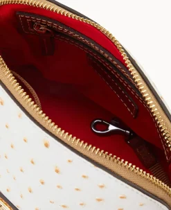 Ostrich Domed Crossbody