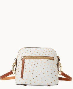 Ostrich Domed Crossbody