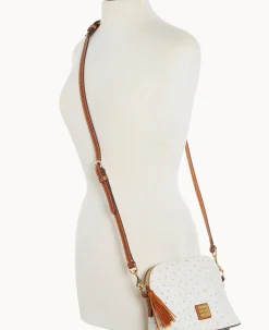 Ostrich Domed Crossbody