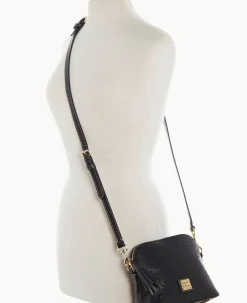 Ostrich Domed Crossbody